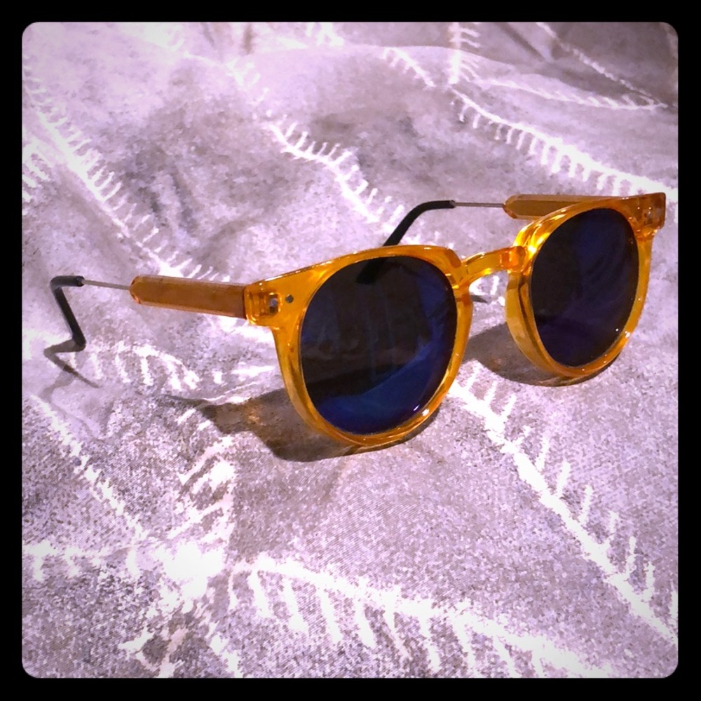 Orange Spitfire England Glasses